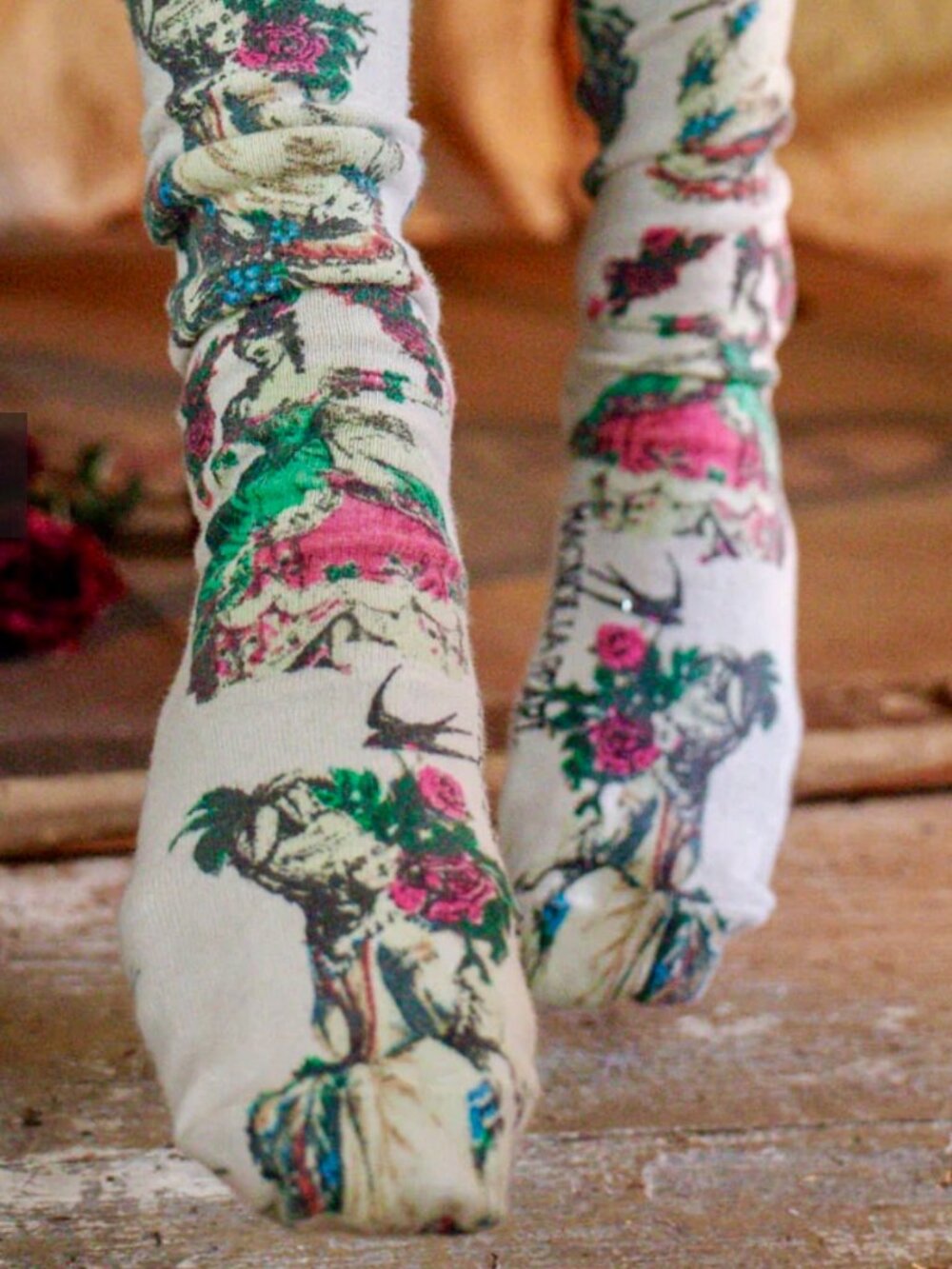 Magnolia Pearl La Dame Verte Over the Knee Socks